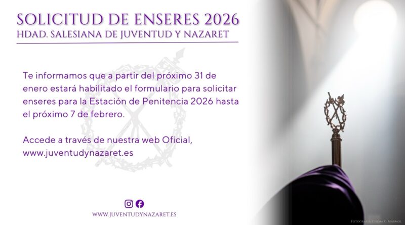 SOLICITUD DE ENSERES 2026